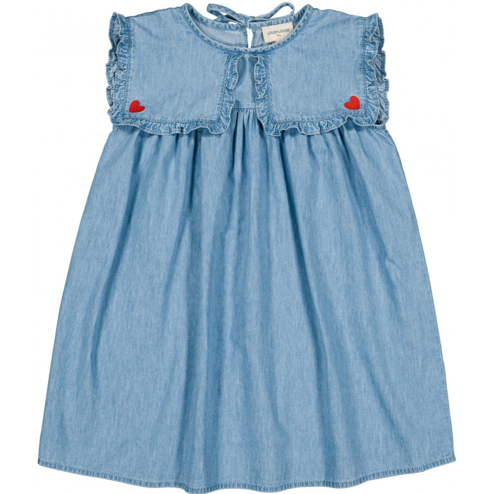 Louis Louise Chambray Celestine Dress 8 / Chambray