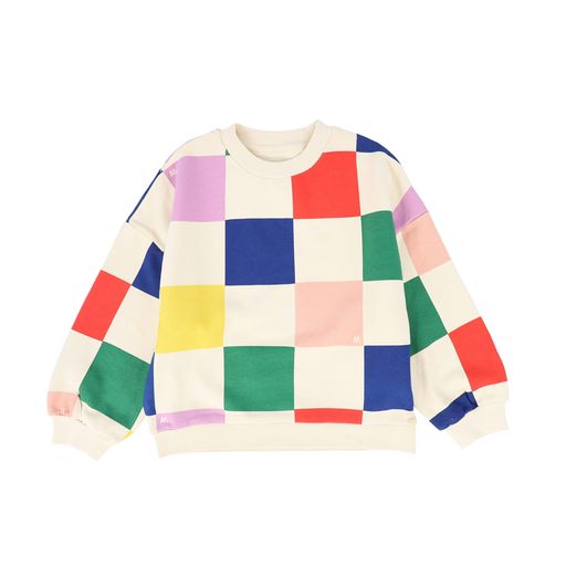 AO76 MULTI COLOR CHECK SWEATER