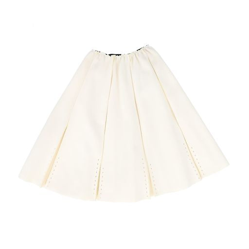 VENERA ARAPU IVORY MIDI SKIRT