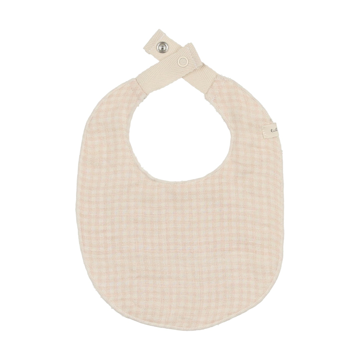 LILETTE BLUSH CHECK BIB