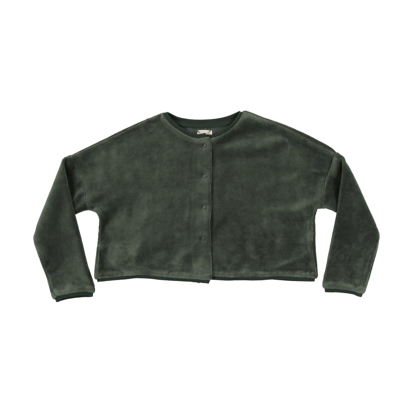 ANALOGIE GREEN VELOUR CARDIGAN