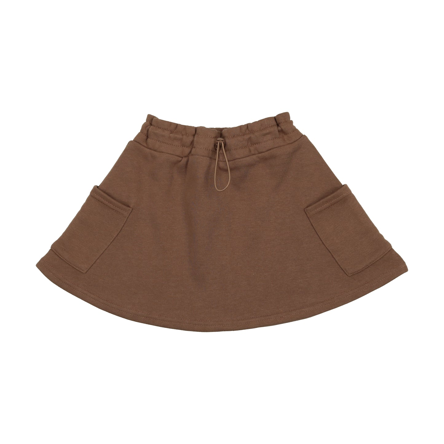 LIL LEGS CAMEL SWEATSHIRT TOGGLE SKIRT
