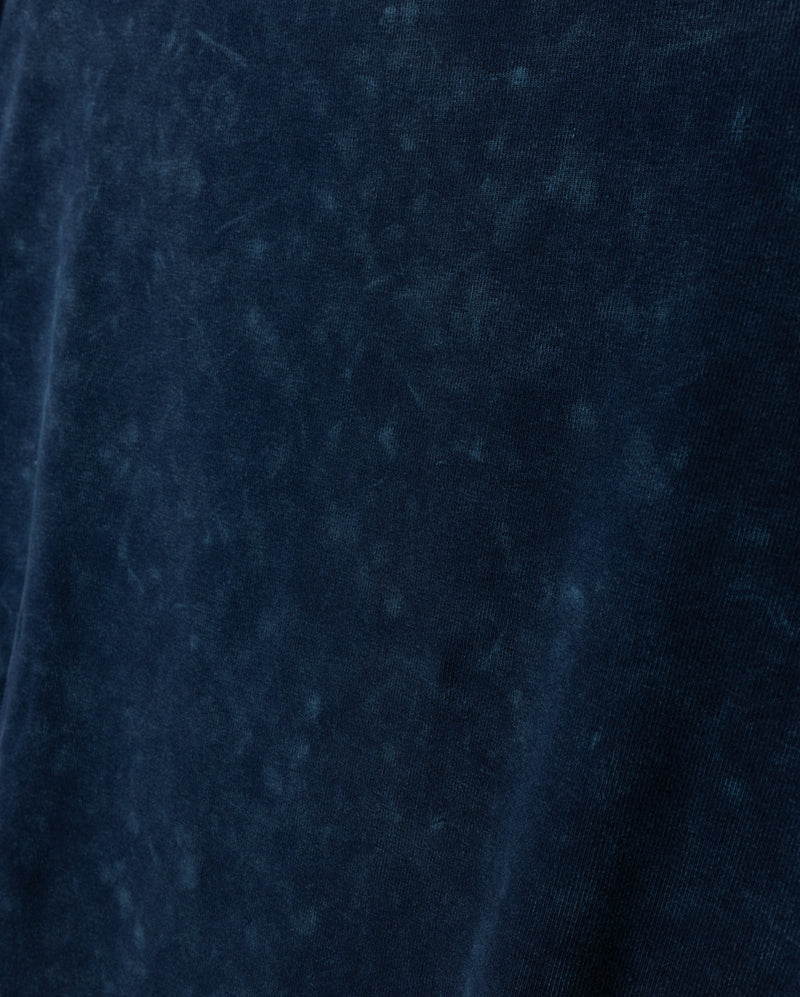 CABANA MID BLUE MINERAL WASH PUFF SLEEVE T-SHIRT