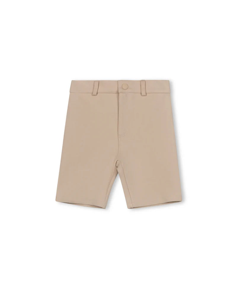 tan dress shorts Tan Stretch Dress Shorts