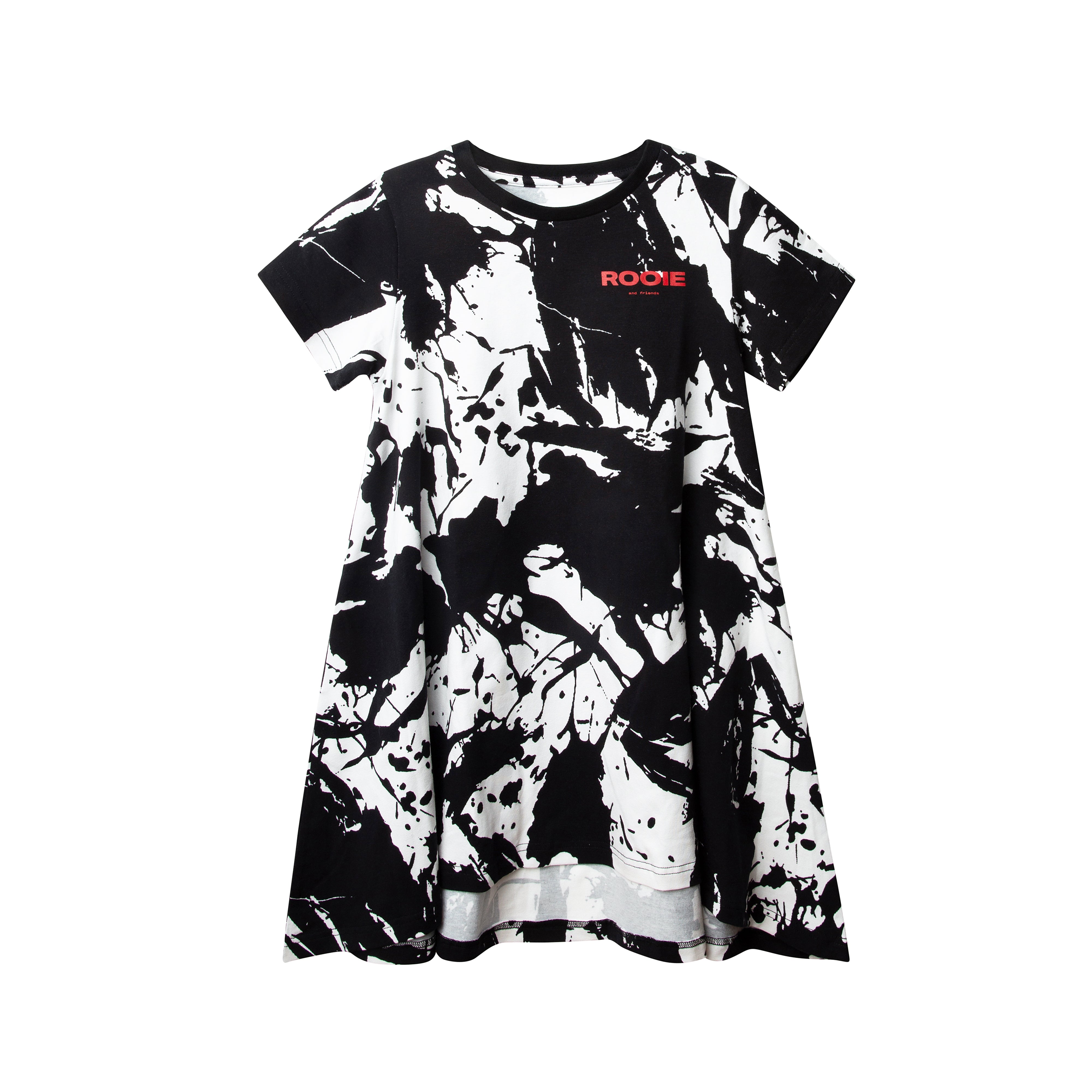 Black/white Design Dress