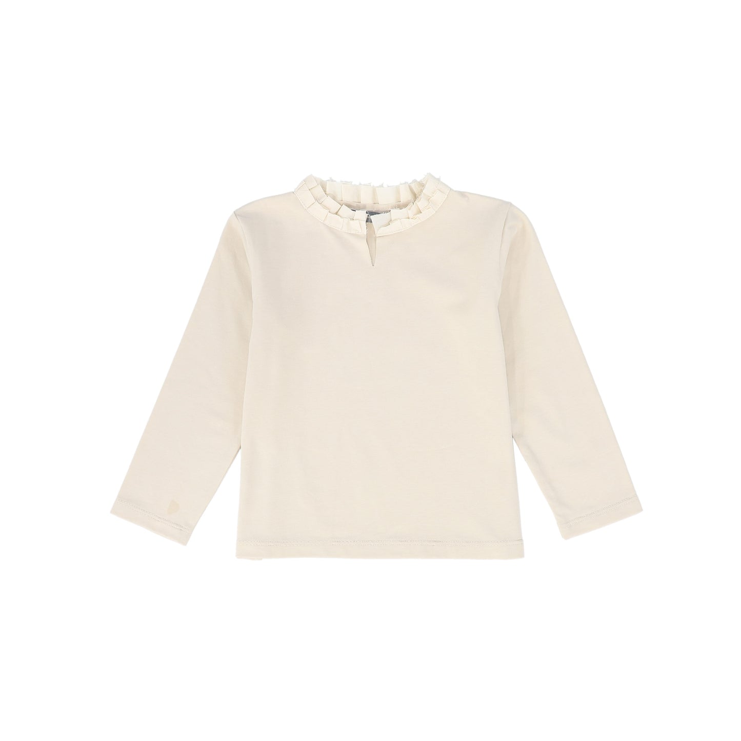 MINIMU CREAM PLEATED COLLAR BLOUSE