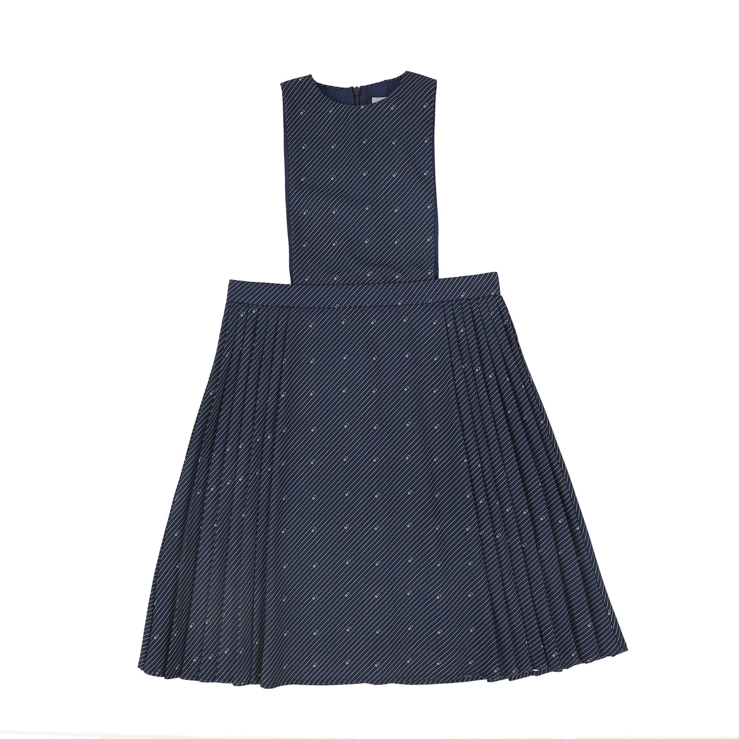 BACE COLLECTION NAVY STRIPED LOGO JUMPER