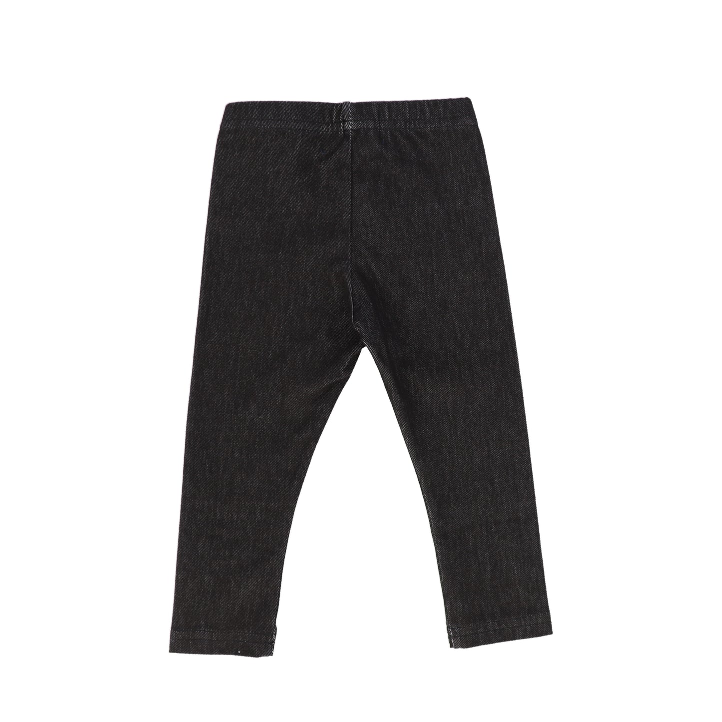 NAVVY BLACK DENIM LEGGINGS