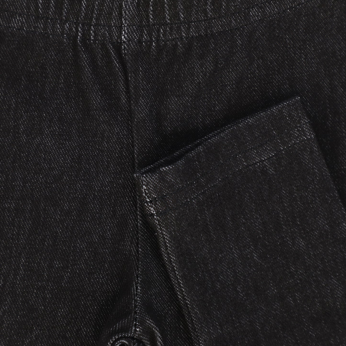 NAVVY BLACK DENIM LEGGINGS
