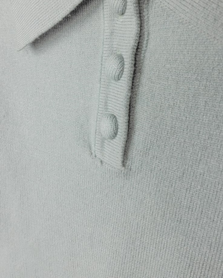 ONE CHILD MINT KNIT COLLAR SWEATER