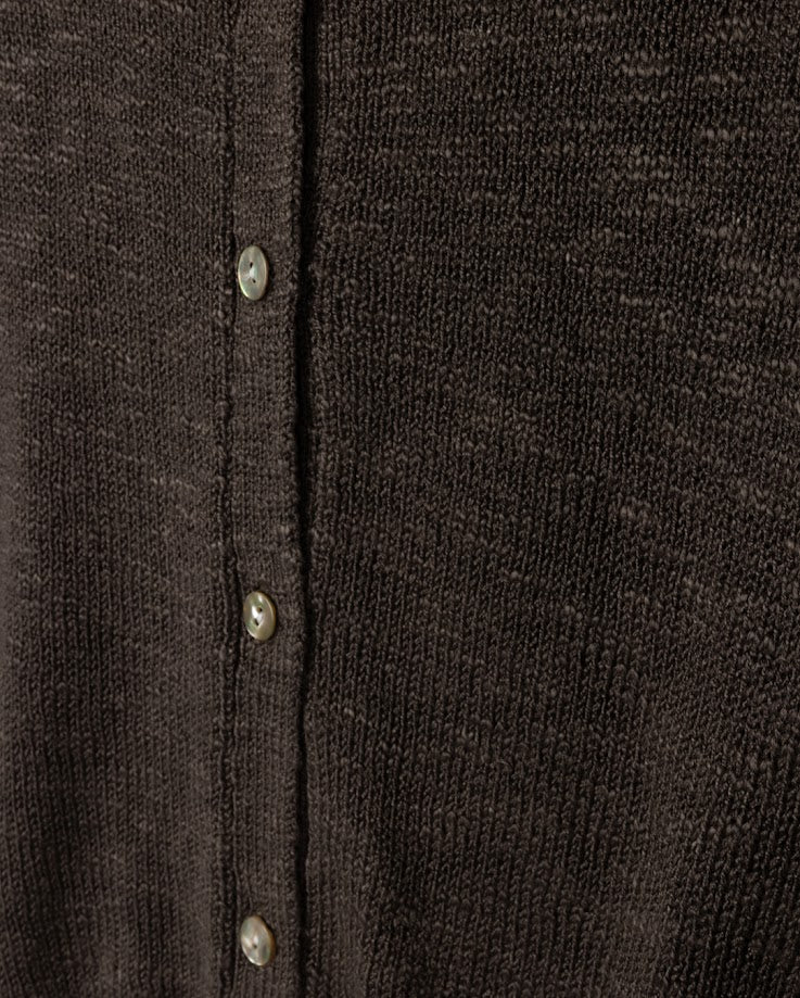 PAPILLON OLIVE GREEN WOOL KNIT CARDIGAN