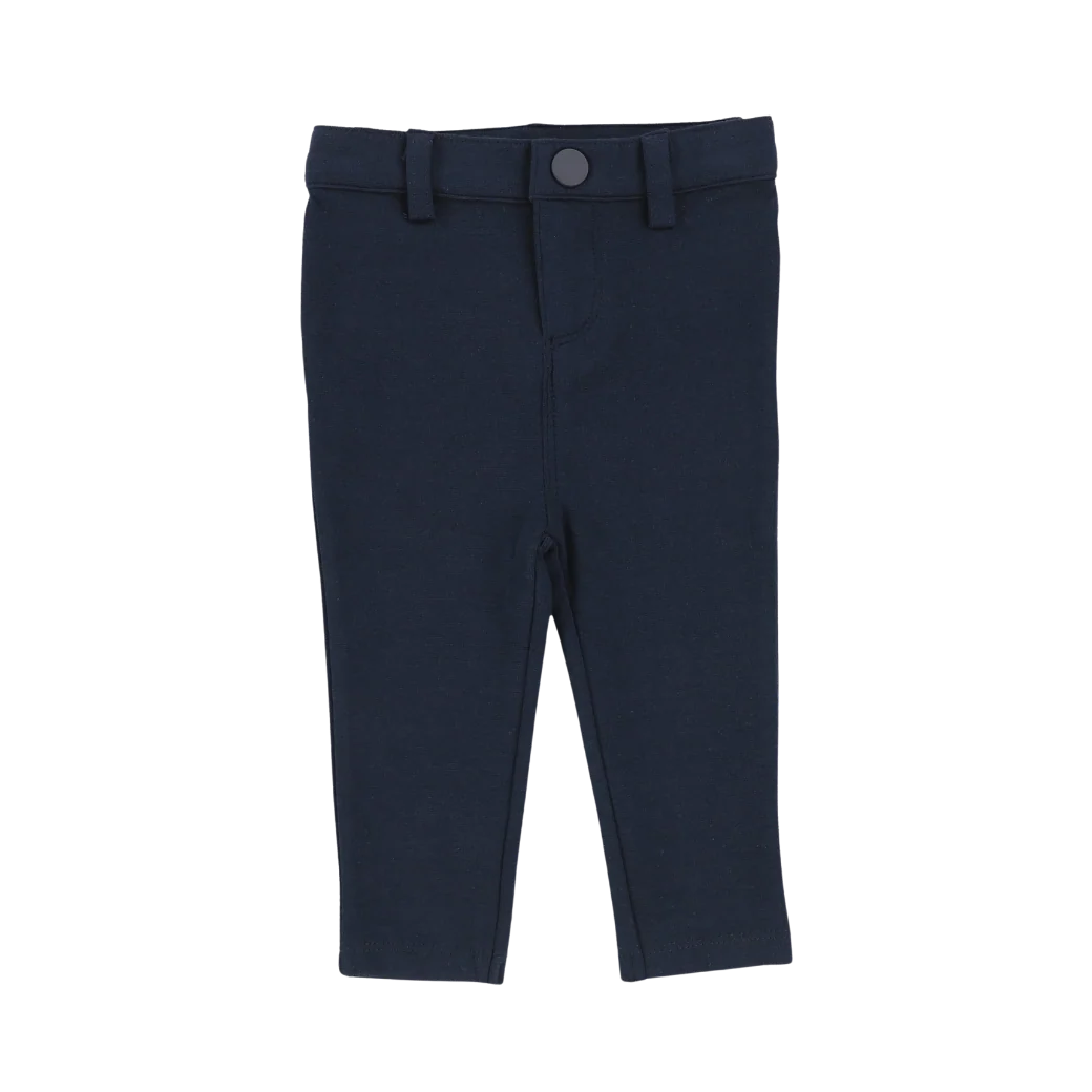 ANALOGIE DARK NAVY PONTE PANTS
