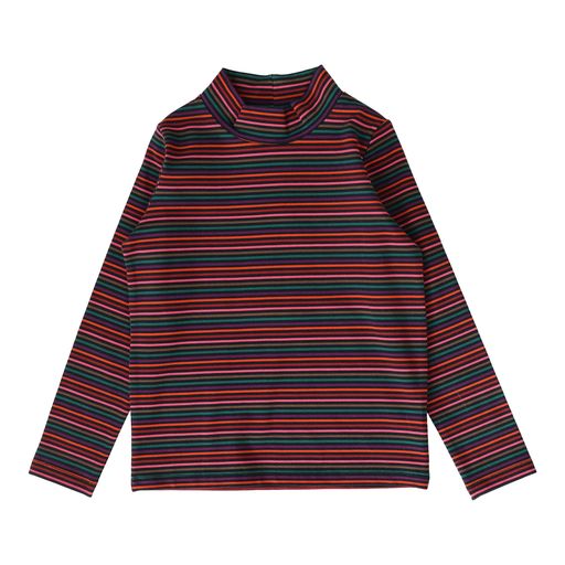 LIL LEGS MULTI COLOR STRIPE MOCKNECK