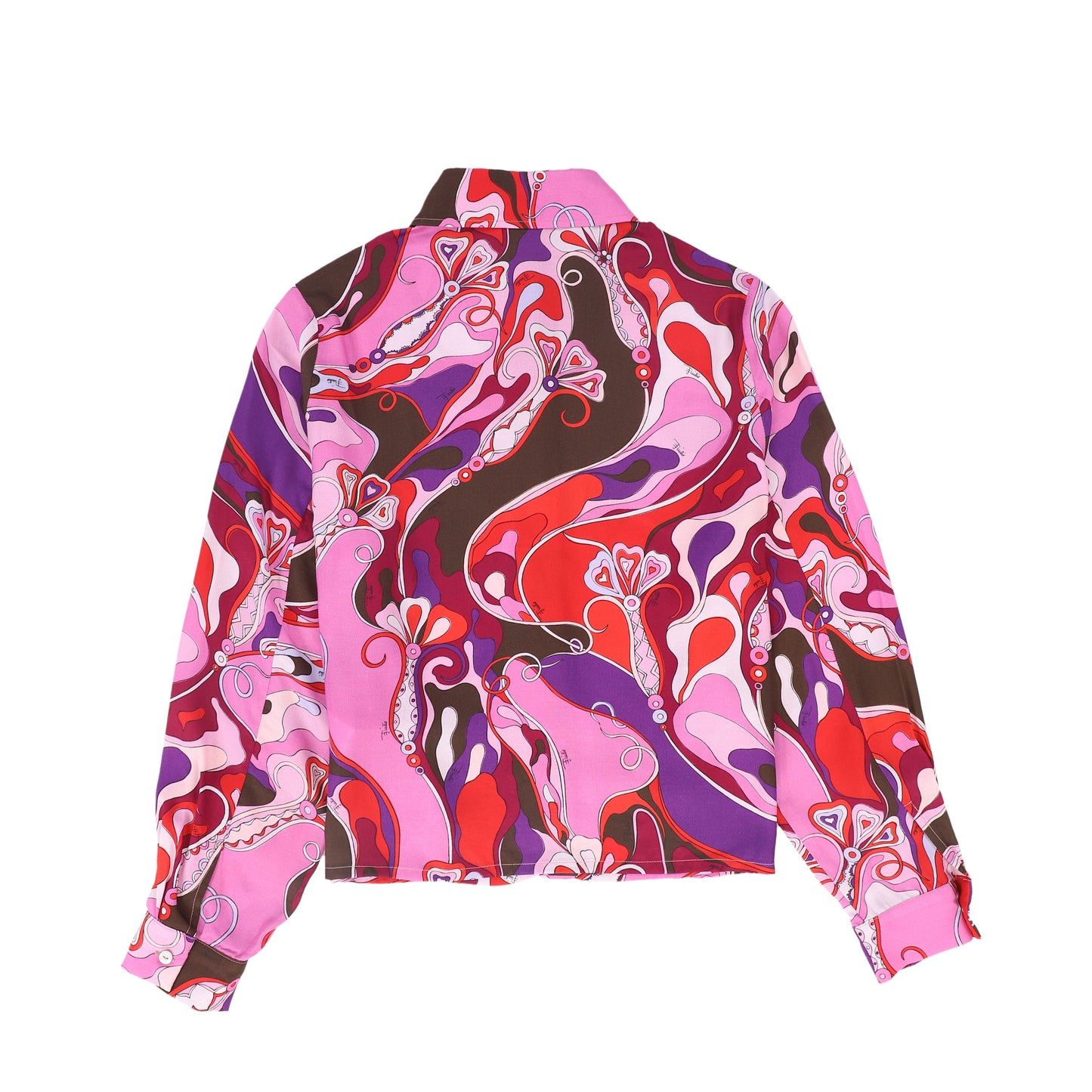 PUCCI PINK PRINTED BLOUSE
