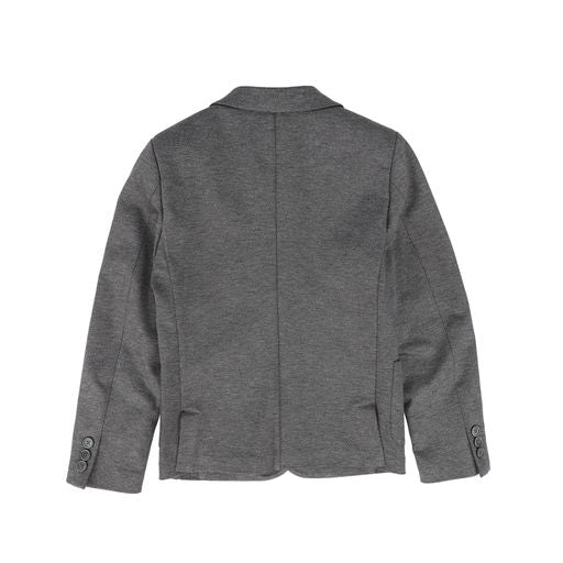 DAL LAGO DARK GREY WOVEN BLAZER