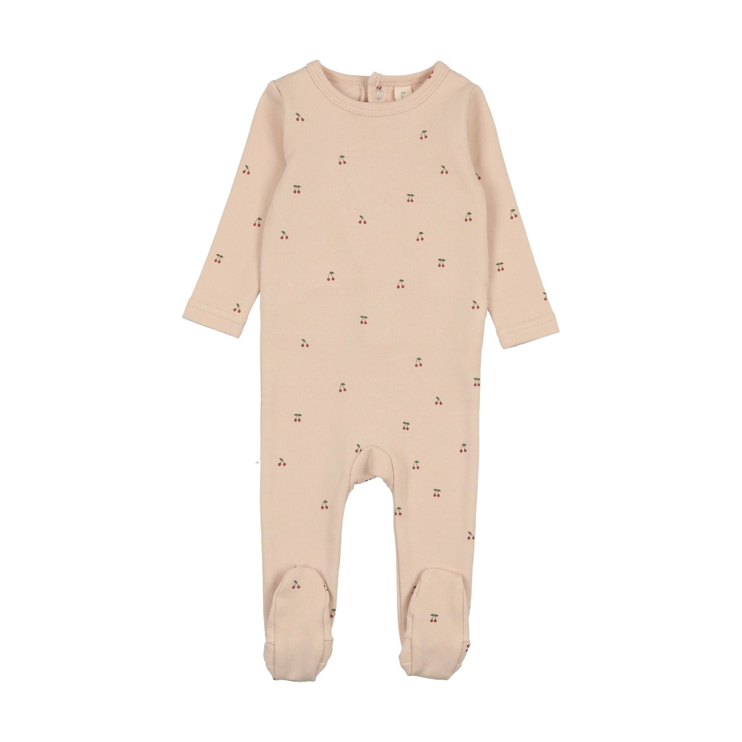 LILETTE DUSTY PINK CHERRY PRINT FOOTIE