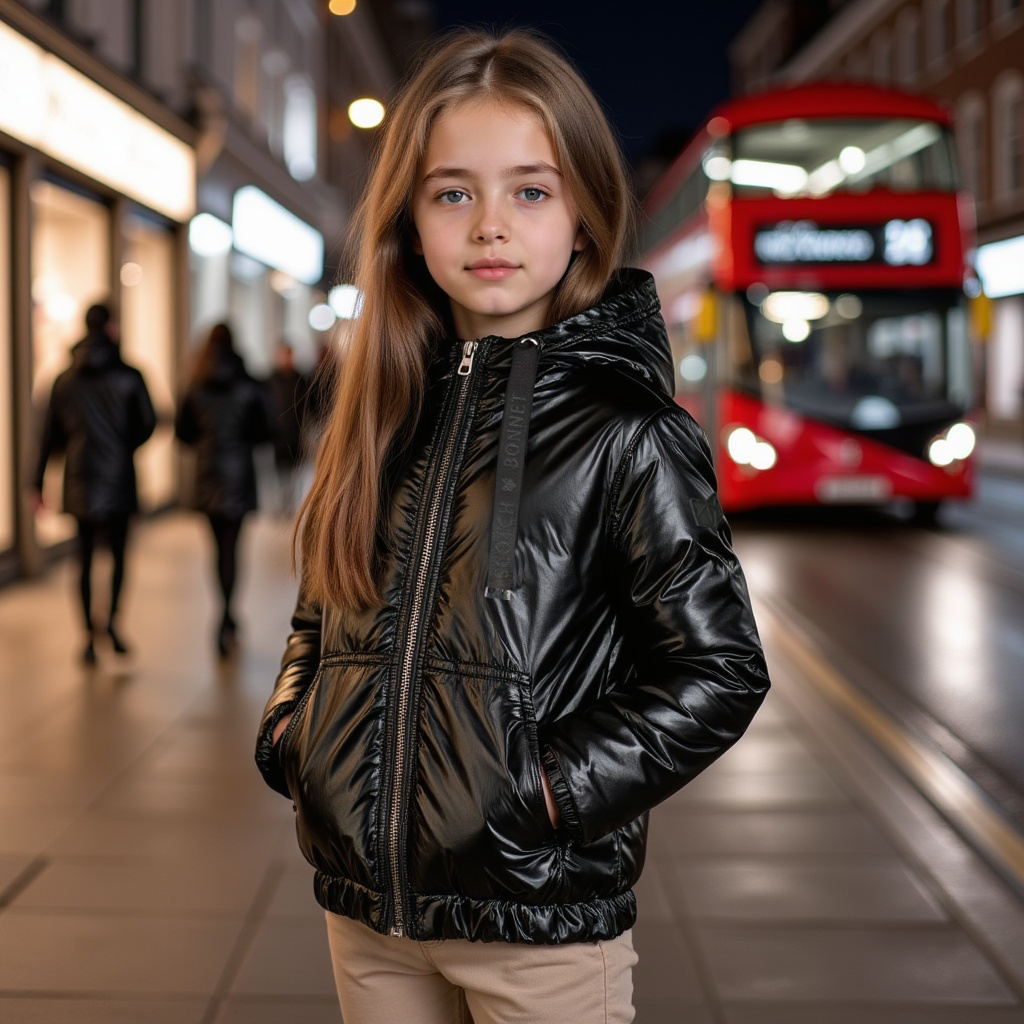 SCOTCH BONNET BLACK METALLIC COAT