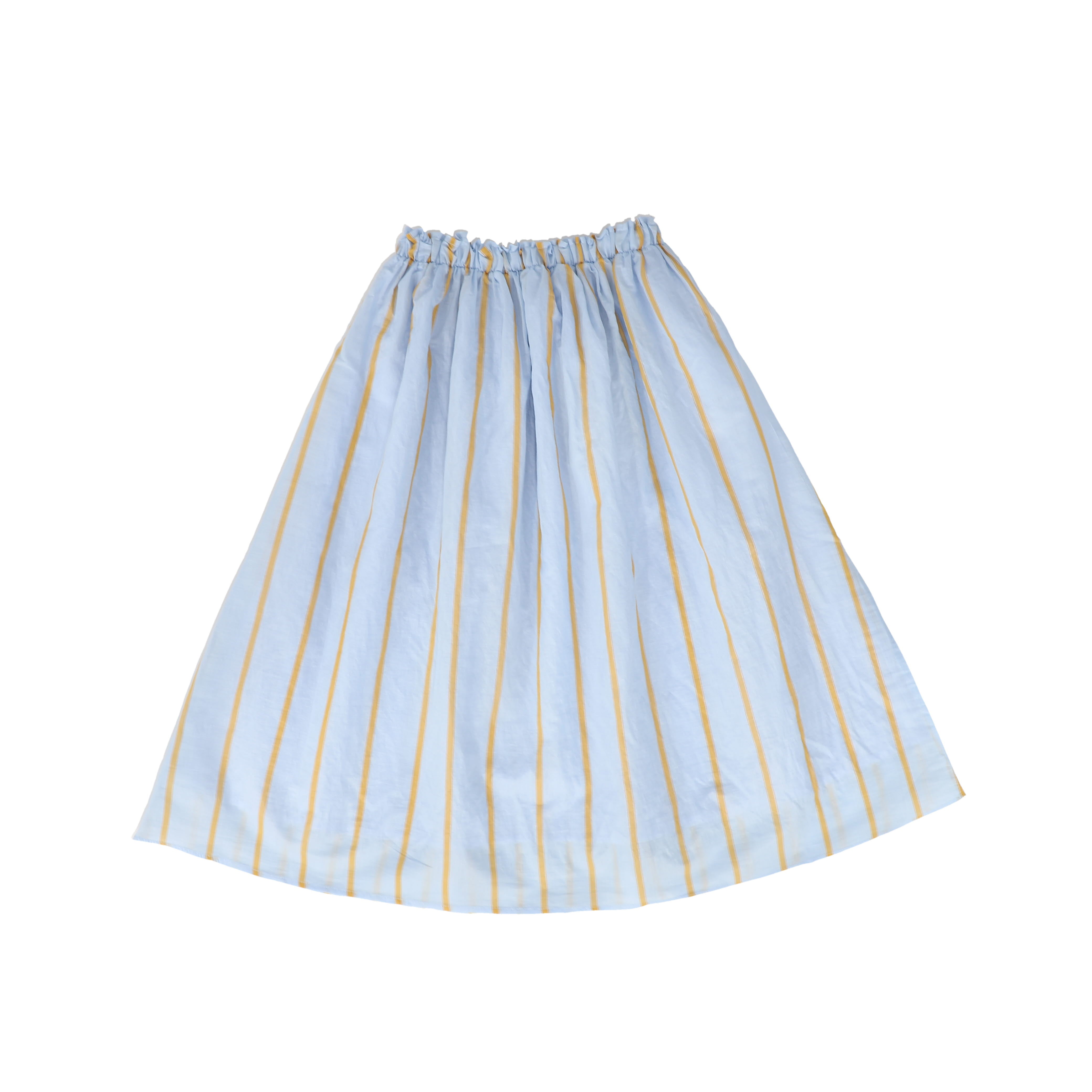TANGERINE LIGHT BLUE/YELLOW STRIPED SKIRT [FINAL SALE