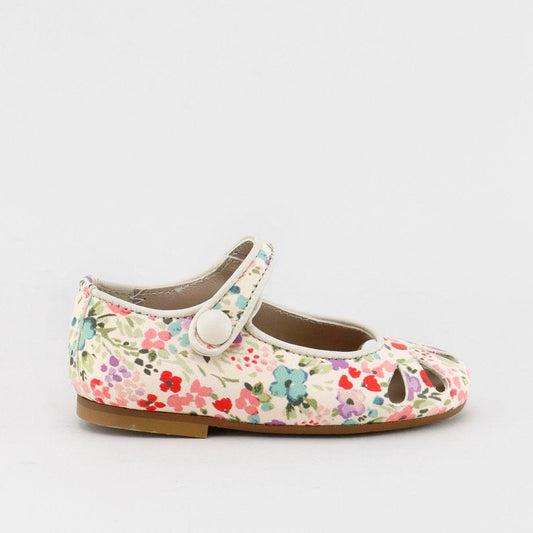 PAPANATAS MULTI COLOR FLORAL ROUNDED MARY JANE [Final Sale] [FINAL SALE]