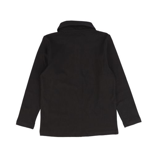 HARPER JAMES BLACK LOGO POLO