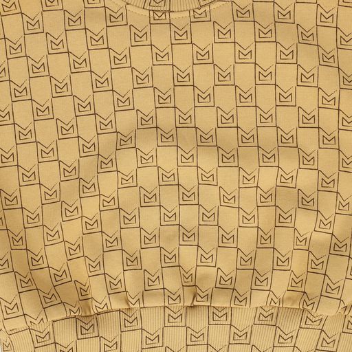 MINIKID CAMEL MONOGRAM SWEATSHIRT