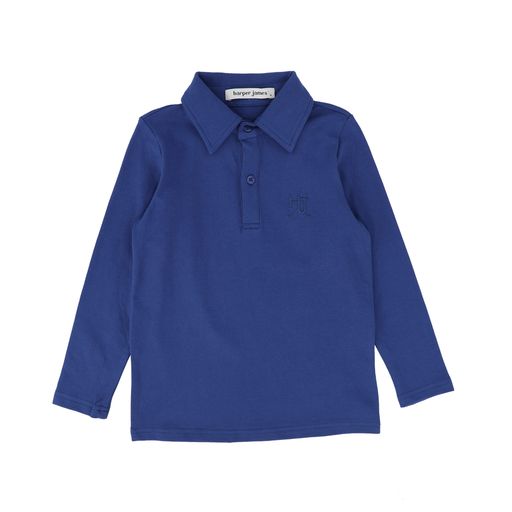HARPER JAMES NAVY LOGO POLO