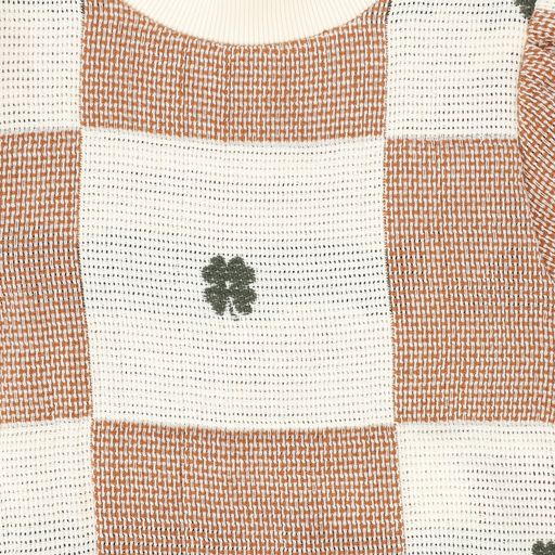 BELLE CHIARA PATCHWORK CLOVER SWEATSHIRT