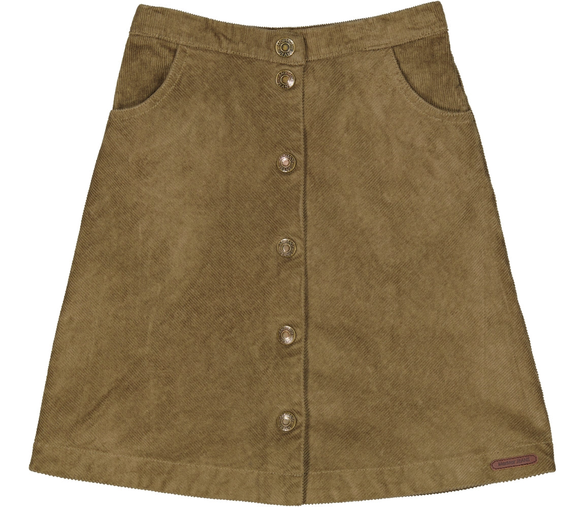 Cord button skirt best sale