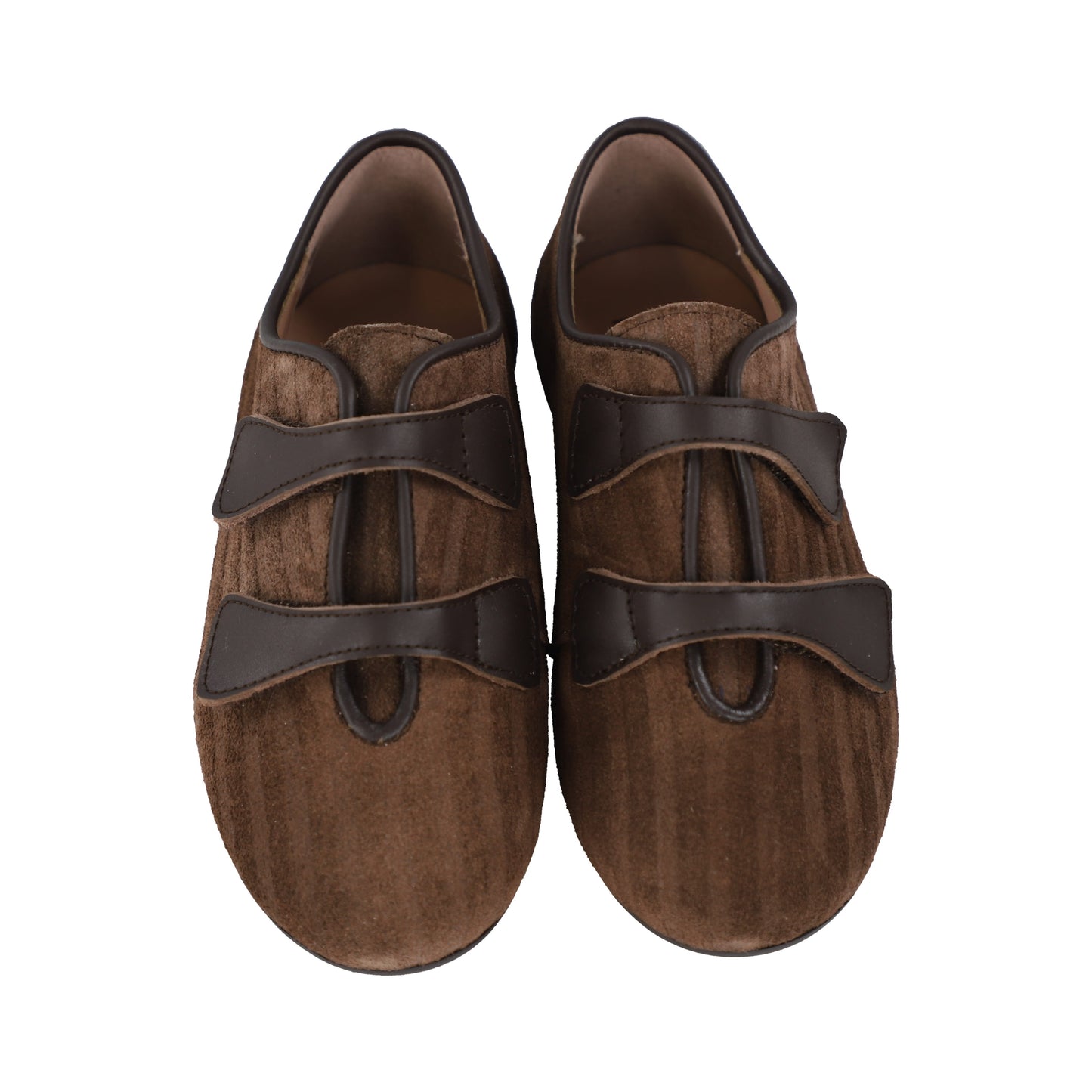 Papanatas Cedar Suede Striped Double Strap Shoe