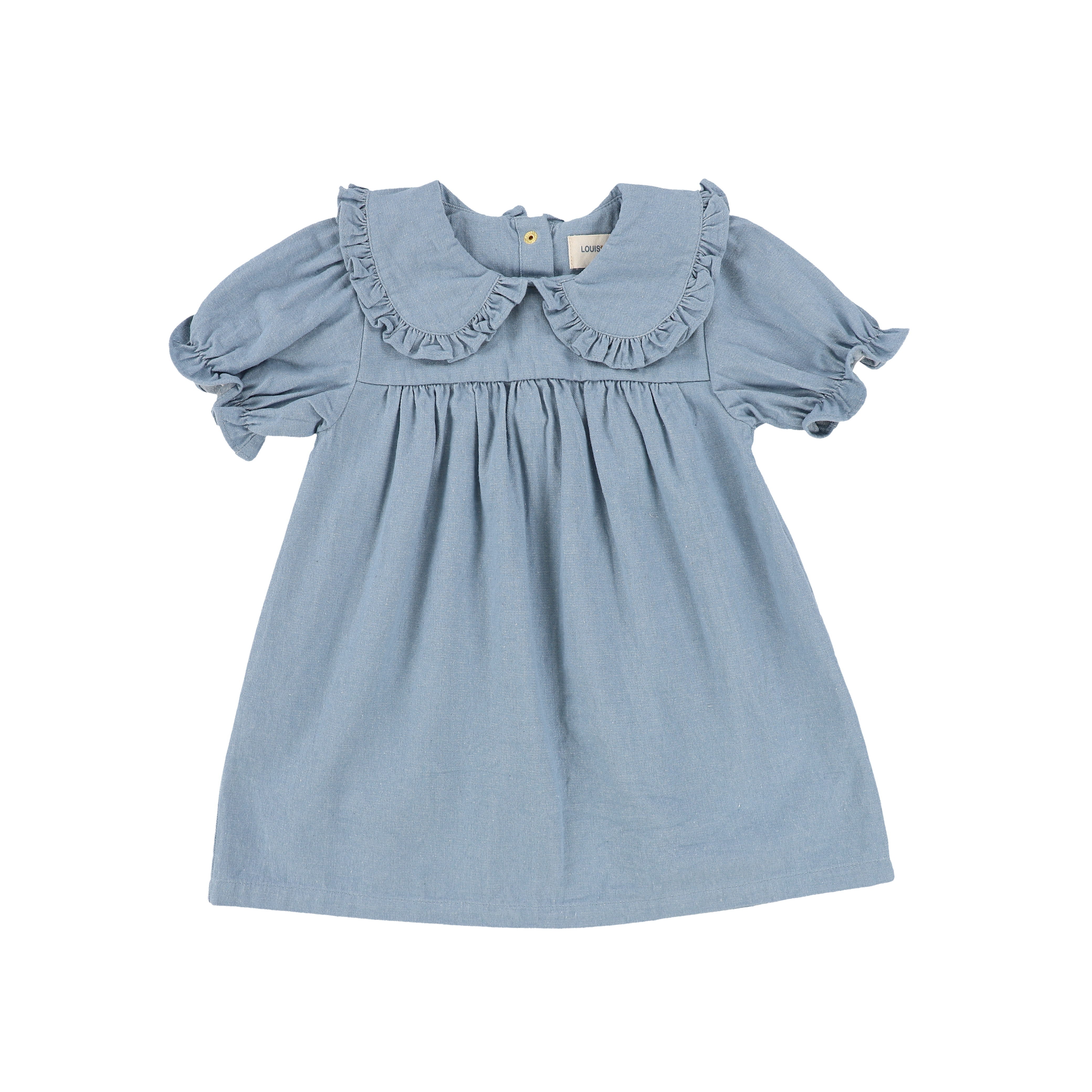 Louise Linen Midi Shirt Dress - Authentic Blue Chambray