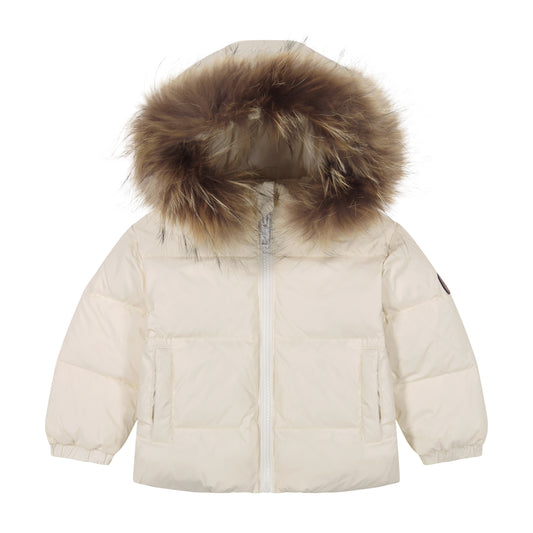 DENALI CREAM PUFFER COAT