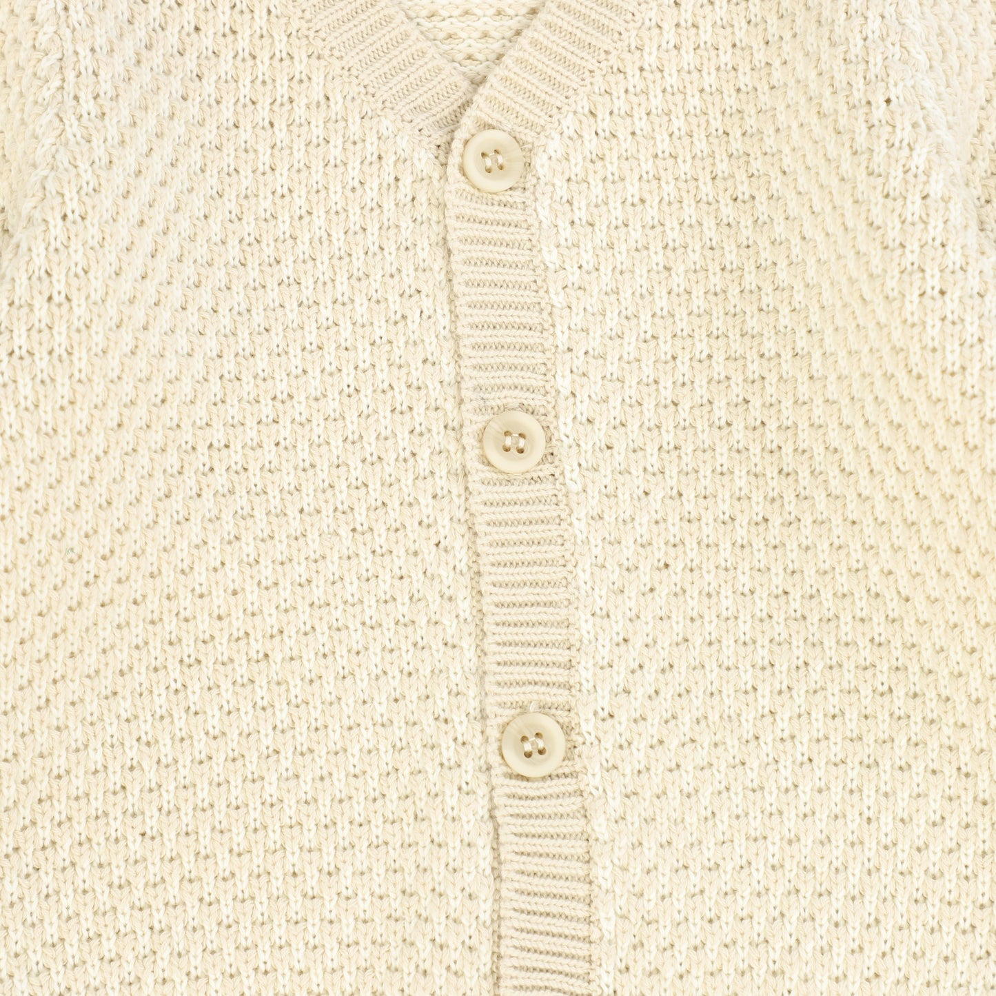 LOOMS BEIGE BUBBLE KNIT CARDIGAN