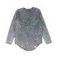 BOOSO DARK GREY POCKET LS T-SHIRT