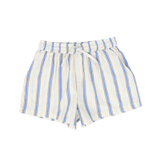 MARMAR COPENHAGEN BLUE/CREAM STRIPED SHORTS