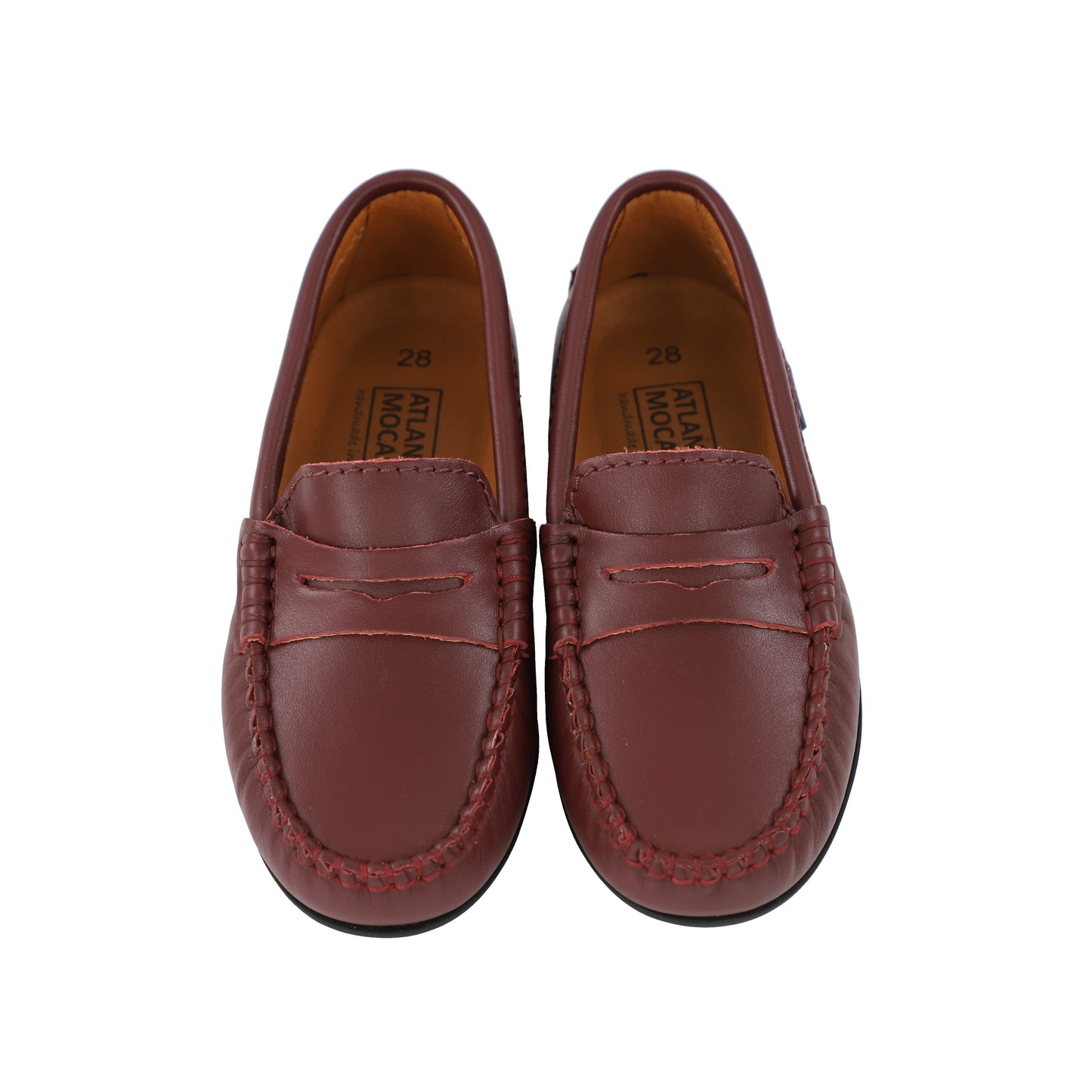 ATLANTA MOCASSIN BURGUNDY PENNY LOAFER [FINAL SALE]