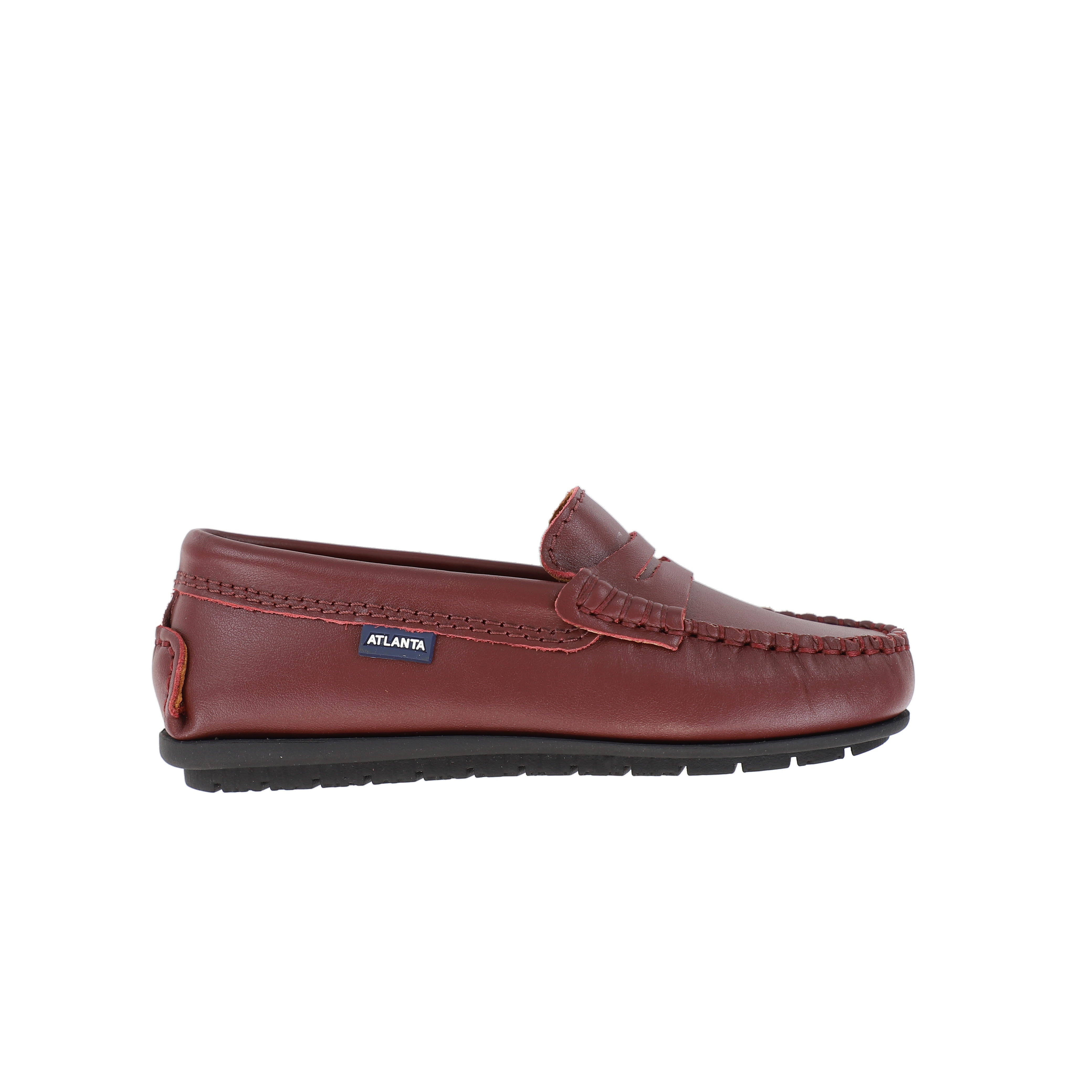 ATLANTA MOCASSIN BURGUNDY PENNY LOAFER FINAL SALE Luibelle