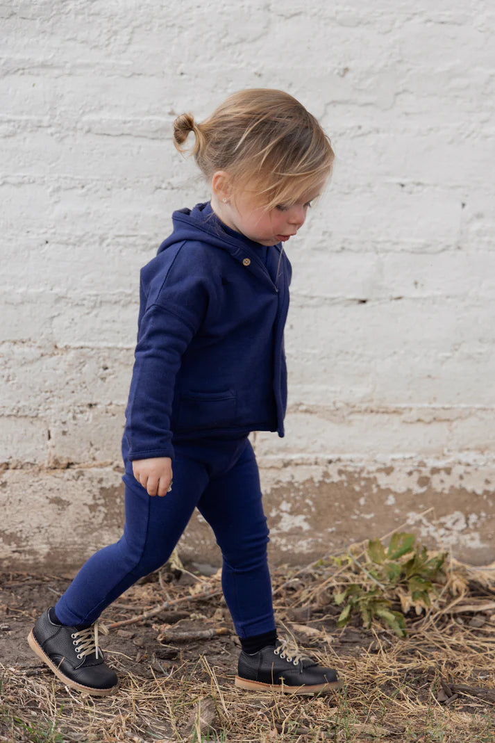 FARREN + ME BLUE WASHED CARDIGAN SET