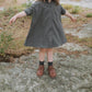 KIN & KIN GREY BUTTON DOWN COLLAR SHIRT DRESS