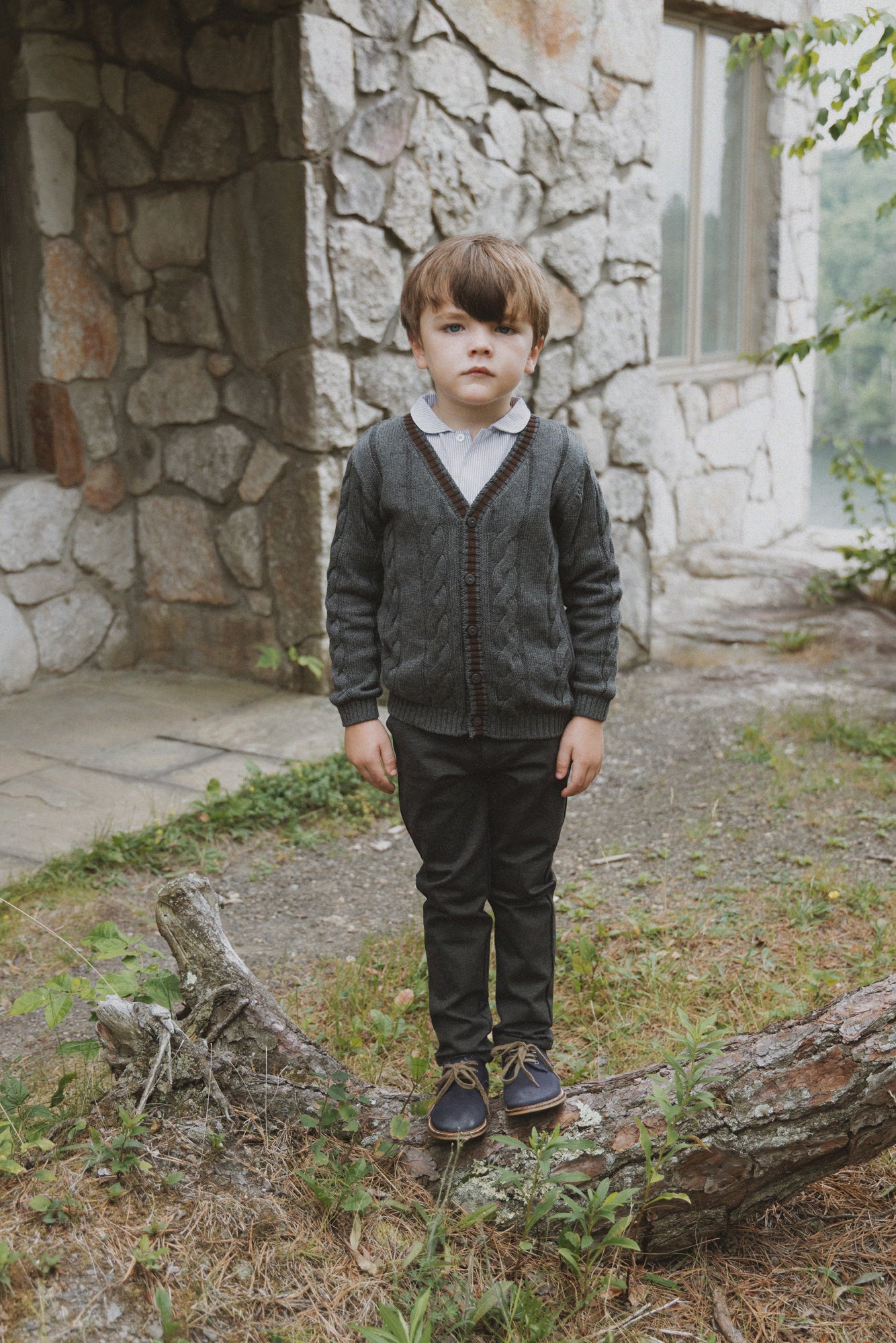 KIN & KIN GREY STRETCH PANTS