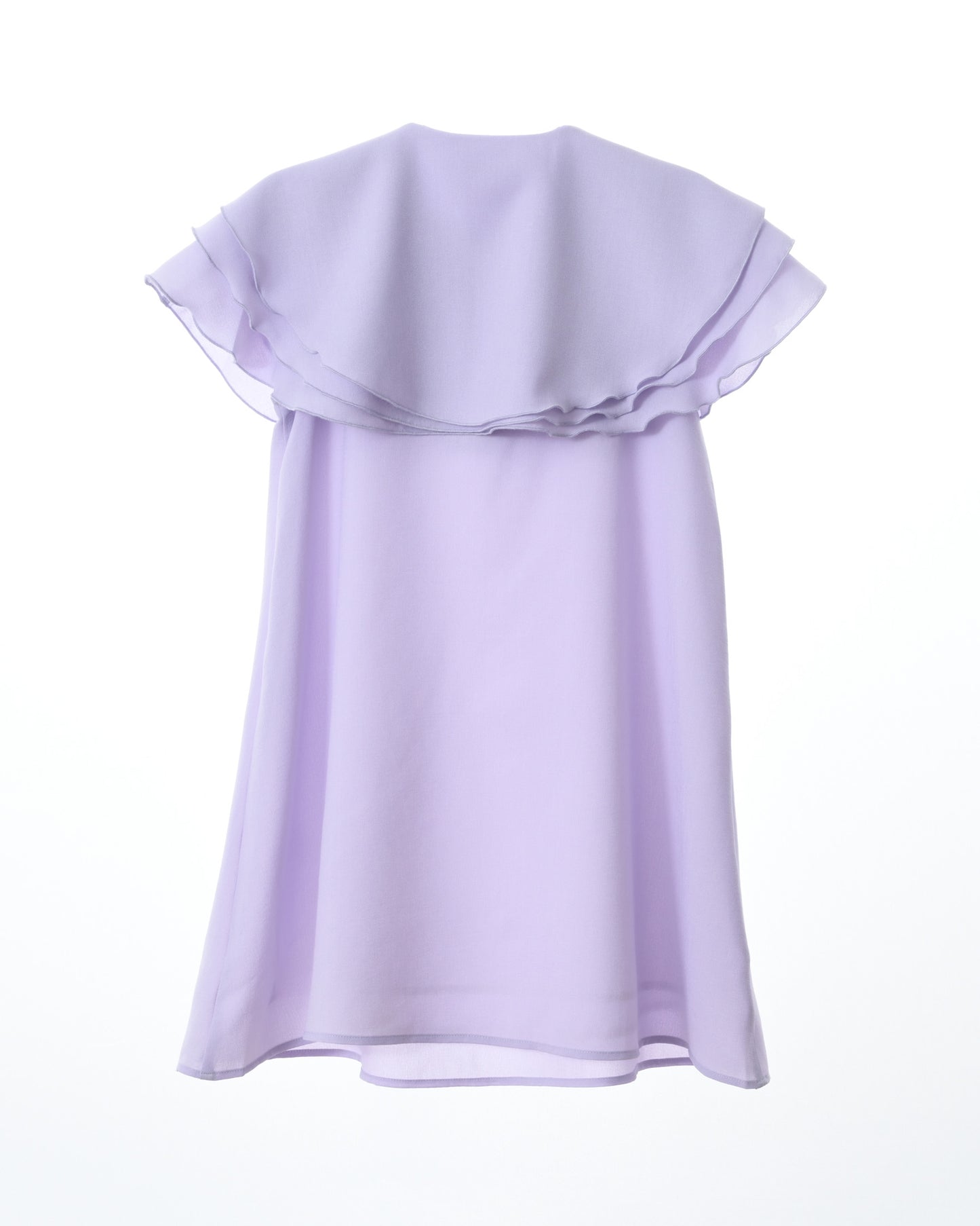 AISABOBO LAVENDER LAYERED RUFFLE DRESS