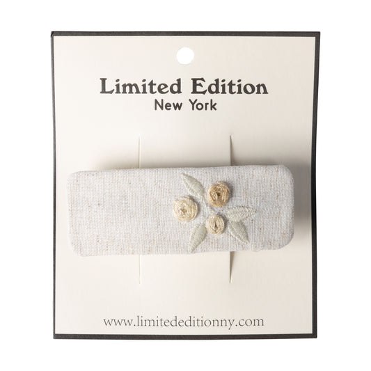 LIMITED EDITION SAND FLORAL CLIP [FINAL SALE]