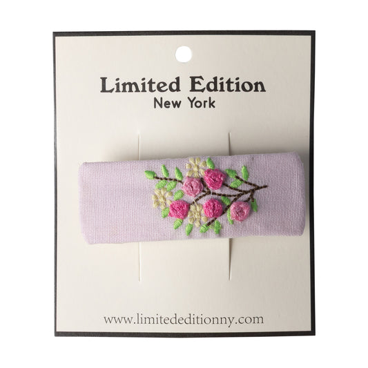 LIMITED EDITION PALE PINK FLORAL CLIP [FINAL SALE]