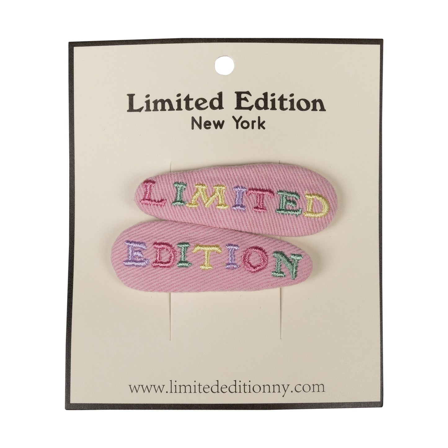 LIMITED EDITION PINK LOGO CLIP SET [FINAL SALE]