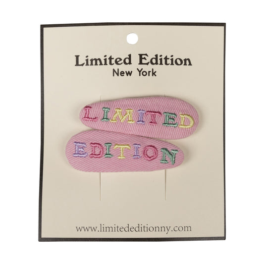 LIMITED EDITION PINK LOGO CLIP SET [FINAL SALE]