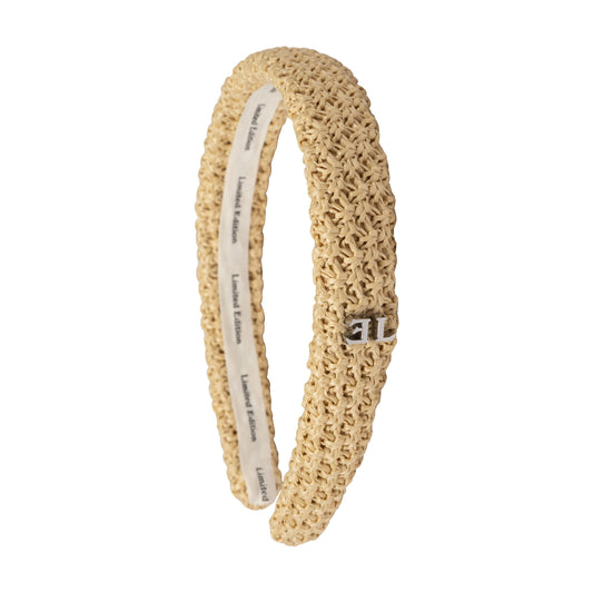 LIMITED EDITION BEIGE CROCHET HEADBAND [FINAL SALE]