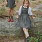 KIN & KIN GREY PINAFORE FLARE JUMPER