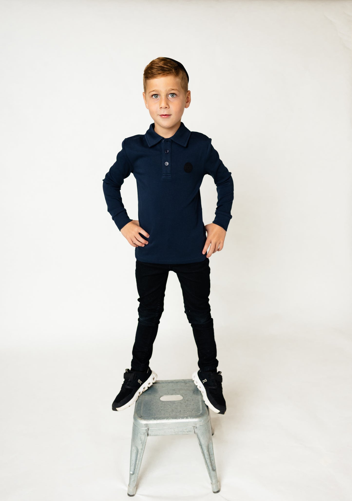 3 BUTTONS NAVY CLASSIC POLO