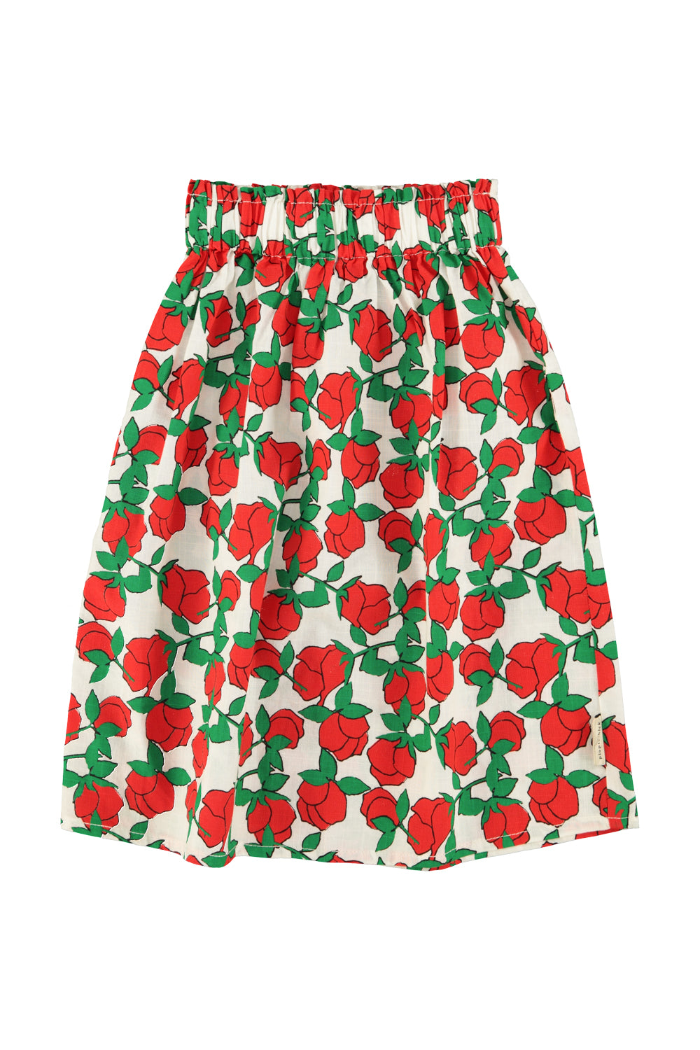 PIUPIUCHICK RED ROSE PRINT SKIRT