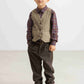 MARMAR COPENHAGEN BROWN  CHECKED COLLAR SHIRT