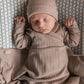 MARMAR COPENHAGEN BEIGE RIBBED WRAP SET
